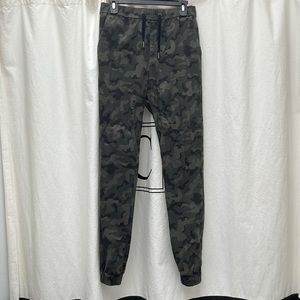 green camo joggers